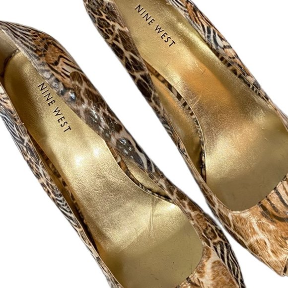 NINE WEST: NEW ZUKI Peep Toe Heels/Pumps Size 11 - Picture 4 of 8